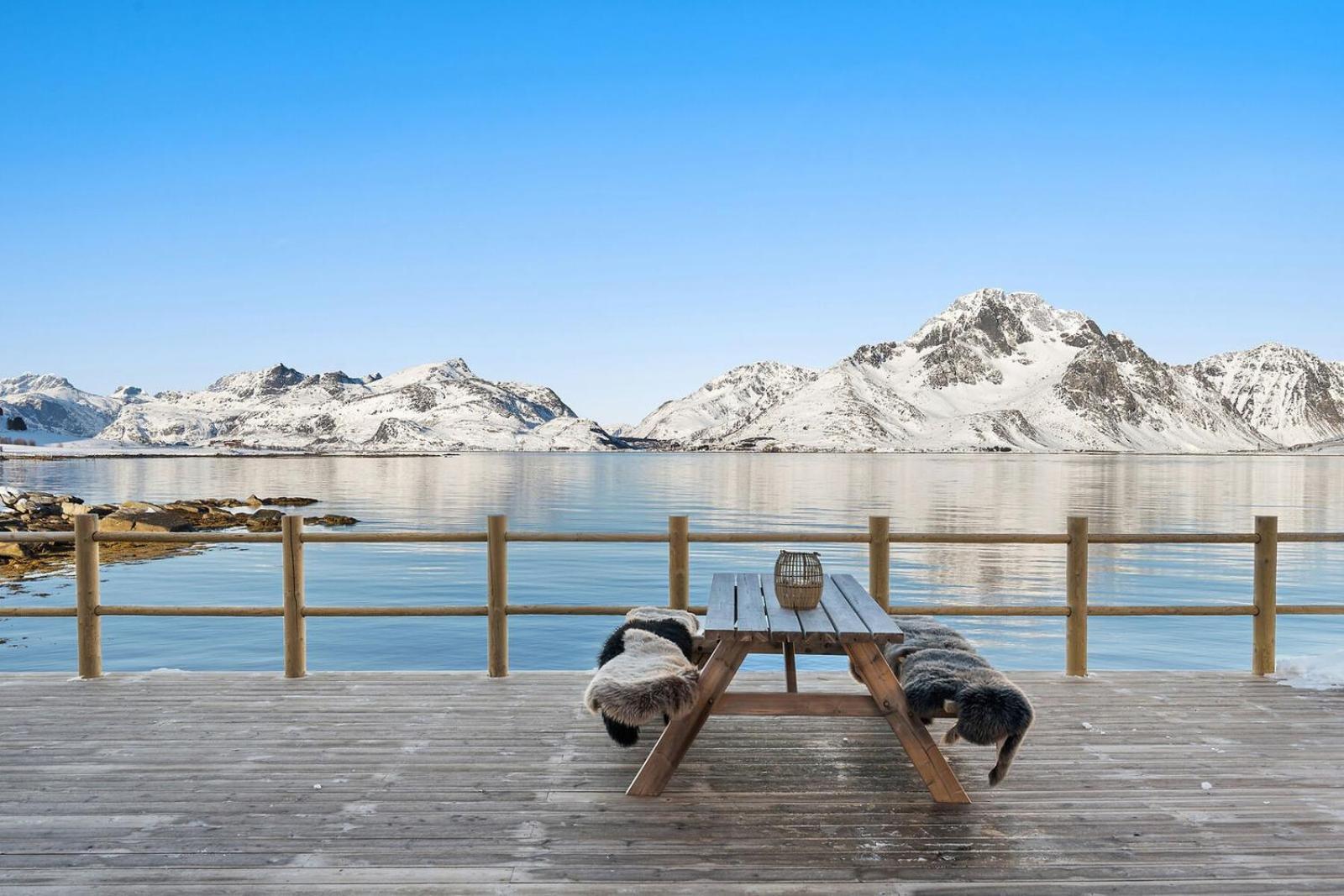 Nappstraumen Seafront Cabin, Lilleeid 68 Gravdal  Exterior foto