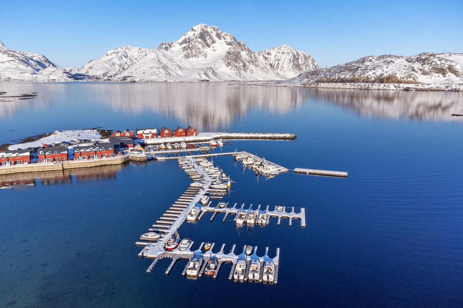 Nappstraumen Seafront Cabin, Lilleeid 68 Gravdal  Exterior foto