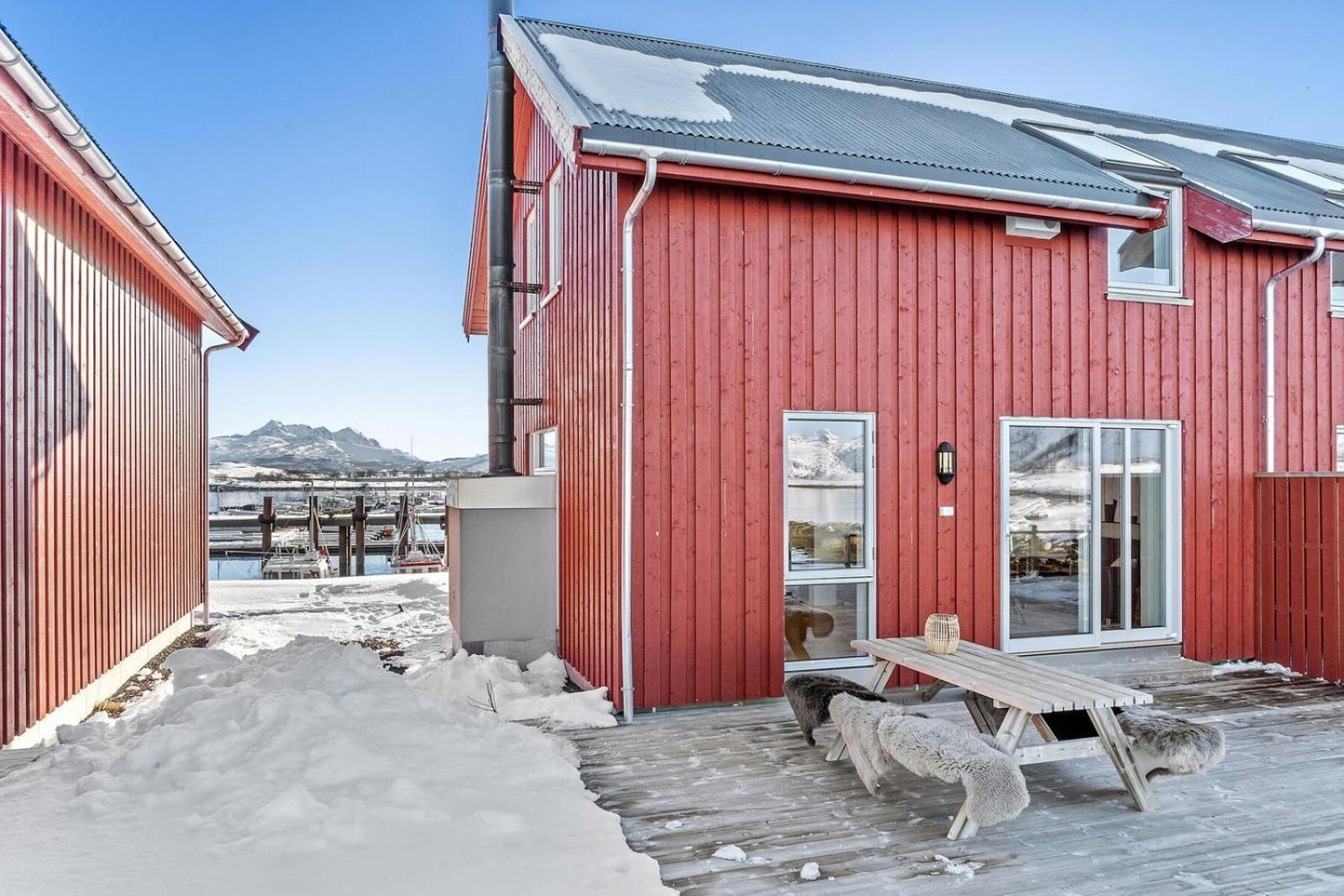 Nappstraumen Seafront Cabin, Lilleeid 68 Gravdal  Exterior foto