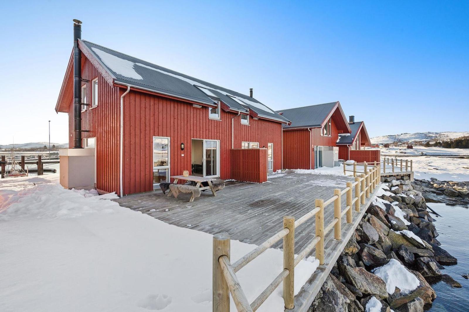 Nappstraumen Seafront Cabin, Lilleeid 68 Gravdal  Exterior foto