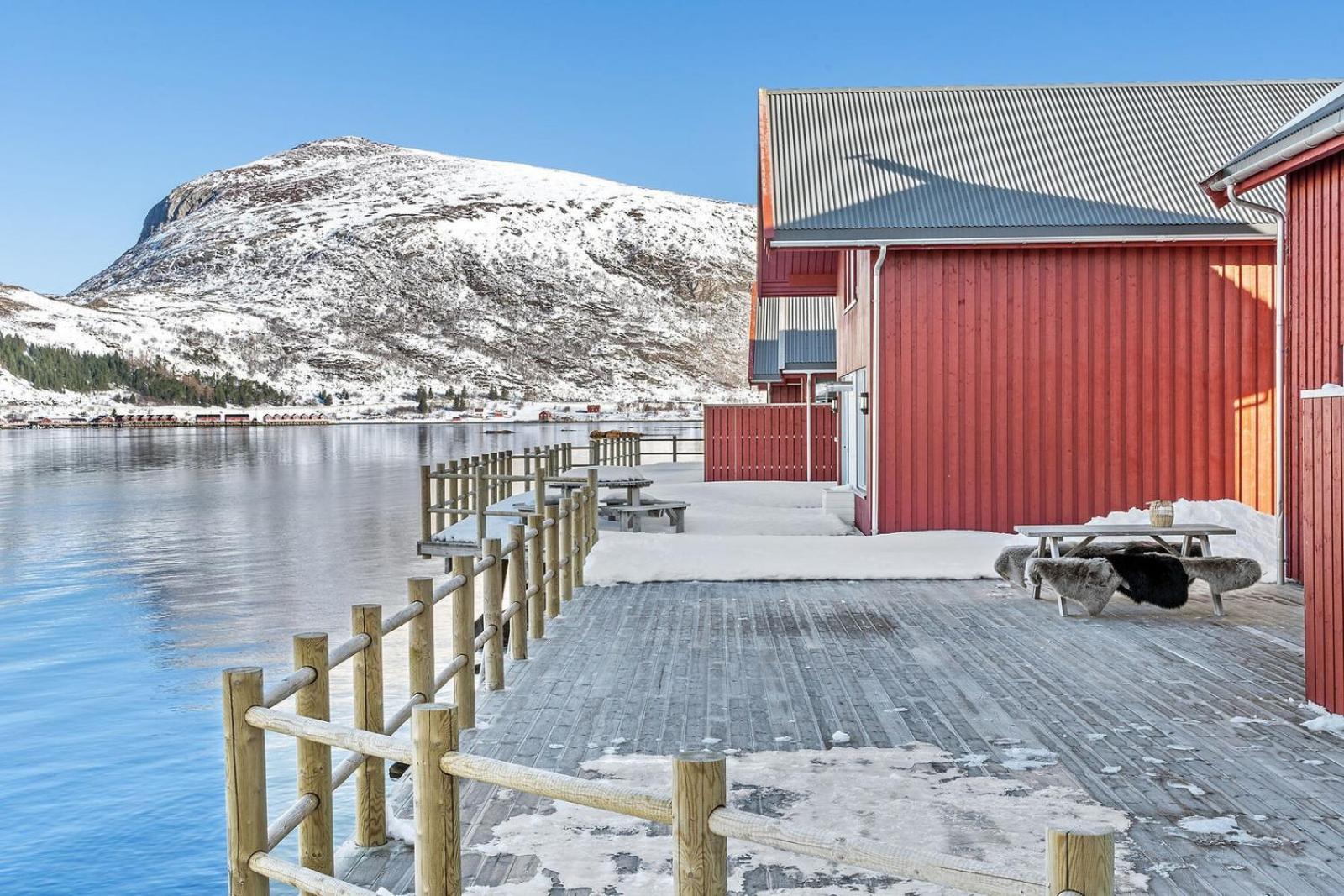 Nappstraumen Seafront Cabin, Lilleeid 68 Gravdal  Exterior foto