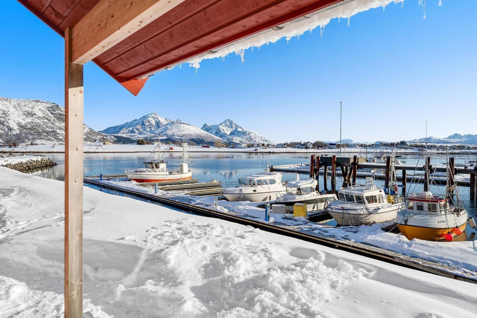 Nappstraumen Seafront Cabin, Lilleeid 68 Gravdal  Exterior foto