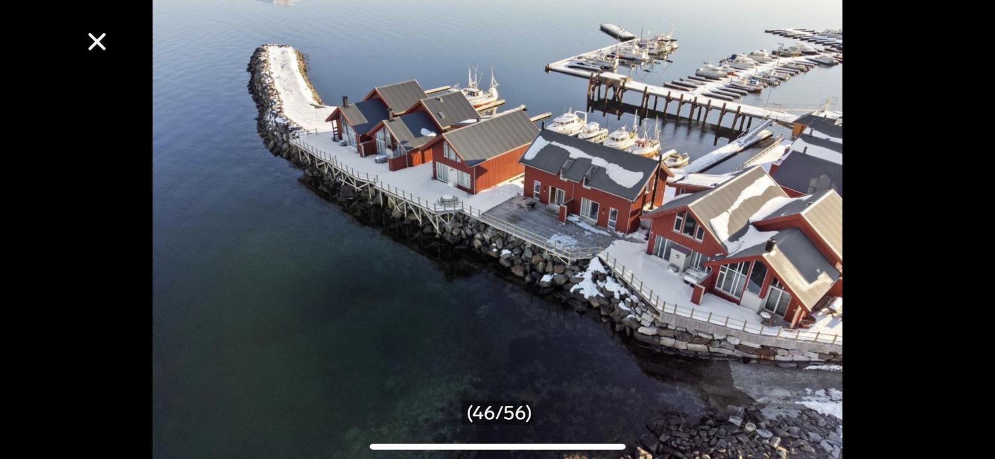 Nappstraumen Seafront Cabin, Lilleeid 68 Gravdal  Exterior foto