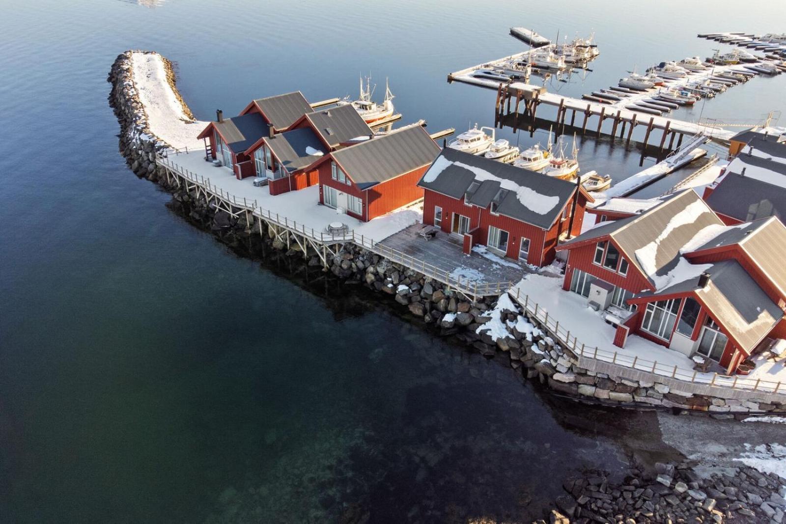 Nappstraumen Seafront Cabin, Lilleeid 68 Gravdal  Exterior foto